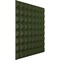 Ekena Millwork 19 5/8in. W x 19 5/8in. H Bradford EnduraWall Decorative 3D Wall Panel Covers 2.67 Sq. Ft. WP20X20BRGCG - alternate 4